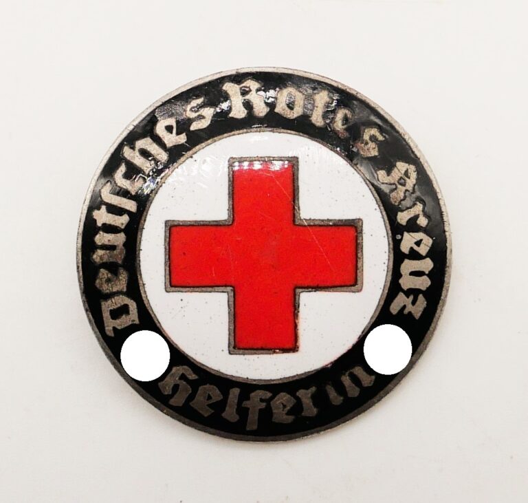 DRK (Deutsches Rotes Kreuz) Brosche – Helferin - Hersteller B ...