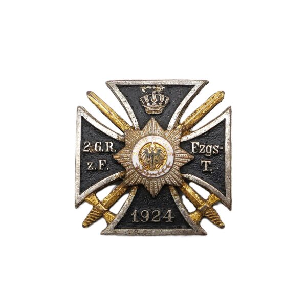 Abzeichen - Regiments-Erinnerungsabzeichen - 2. G. R. z. F (Grenadier Regiment zu Fuß) - Fzgs-T 1924 - Bodenfund