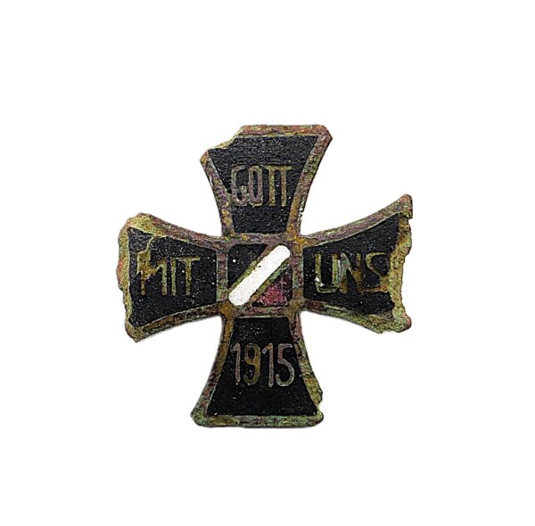 Abzeichen - Patriotisches Eisernes Kreuz - EK - Gott mit uns - 1915 - Bodenfund